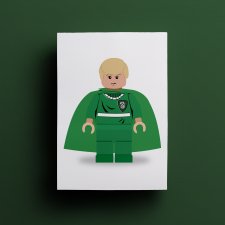 Plakat Slytherin | Hogwart Draco Malfoy - A3