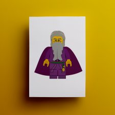 Plakat Albus Dumbledore Fantasy | Harry Potter Hogwart - A3