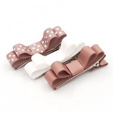 Spinki do włosów kokardki Basic Bow Polly