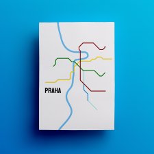 City Poster Series | Plakat Praga Metro A3