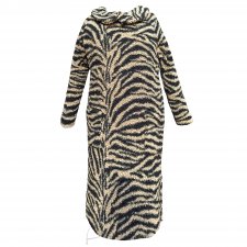 Zebra- dzianinowa sukienka plus size