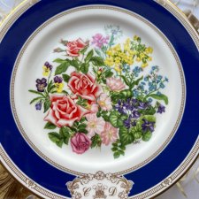 Exclusively! ༺❤༻ ROYAL DOULTON - ROYAL WEDDING BOUQUET 1981r. ༺❤༻ Obraz na  porcelanie ༺❤༻ Piękny ༺❤༻