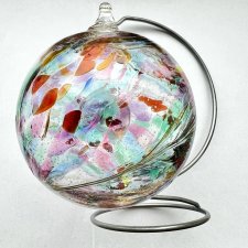 Glassware Friendship Ball ❤ ARTISTIC GLASS ❤ HAND MADE GLASS   ❤ Kula szklana z ekspozytorem ❤ Bajecznie kolorowy