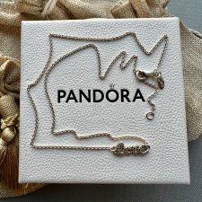 Vintage Pandora - Love ❤ Love - Pandora, srebro 925 ❤ Naszyjnik w miłosnej odsłonie