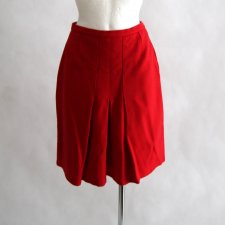 Wełniana czerwona  Spódnica r 36