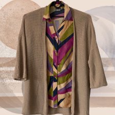 Marc O’Polo kardigan w kolorze Camel - rozmiar 38-42