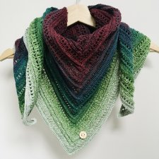 Chusta szydełkowa ombre handmade