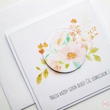 Kartka Urodzinowa z dzikimi różami - koperta