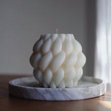 ŚWIECZKA ŚWIECA SOJOWA DEKORACYJNA NATURALNA OCTAVIA