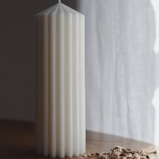 ŚWIECA SOJOWA NATURALNA DEKORACYJNA ELLE