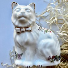 Pan Kot ❤ Royal Tara Ireland Hand Crafted In Galway Porcelain  ❤ Wysokiej jakości porcelana