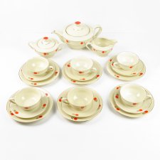Porcelanowy serwis kawowy, Heinrich Winterling, Niemcy, lata 30.