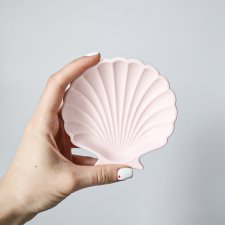 Podkładka pod świecę biżuterię muszla