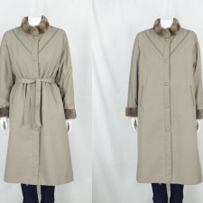Długi płaszcz vintage Dannimac, L/XL