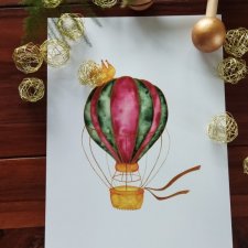 Ilustracja, Plakat, Akwarela, Ręcznie malowane, Dla dzieci, Dla domu, Druk, Pokój dziecięcy, W królestwie, Plakaty dla dzieci