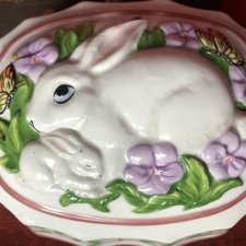 Franklin Mint 1986 le cordon blue  unikatowa porcelanowa forma do pieczenia do powieszenia