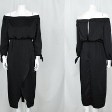 Czarna sukienka wieczorowa Lavish Alice, XL