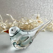 Art Glass Italy - Bird Paperweight ❀ڿڰۣ❀ Przycisk do papieru, figurka ❀ڿڰۣ❀