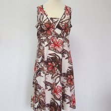 ROCHA* lniana sukienka XL/XXL