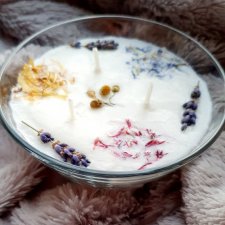 Piękna świeca sojowa o zapachu grejpfruta z mandarynką, świeczka sojowa 100%