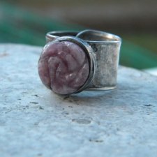 Roman Ancient Ring ;) lepidolit