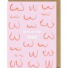 Kartka okolicznościowa z napisem You are the tits