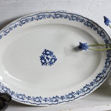 Bardzo stary półmisek porcelanowy, Francja