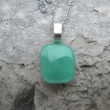 Awenturynowa zieleń - krótki naszyjnik