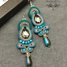 wiszące smukłe kolczyki sutasz