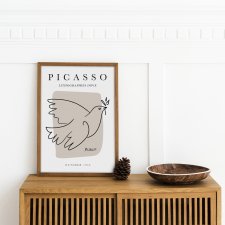 Plakat Picasso Gołębica Ptak Gołąb - format 30x40 cm