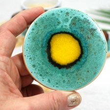 Komplet ceramicznych podkładek na stół - laguna