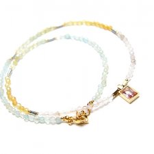 Morganit /choker/ - Szlachetna kolekcja