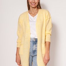 Swetrowy płaszczyk - PA013 lemon MKM