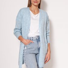 Swetrowy płaszczyk - PA013 błękit MKM