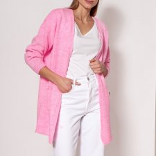 Swetrowy płaszczyk - PA013 baby pink MKM