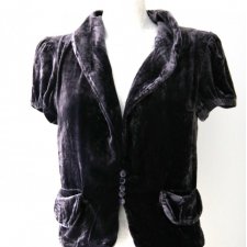 Aksamit 20% jedwab roz 36