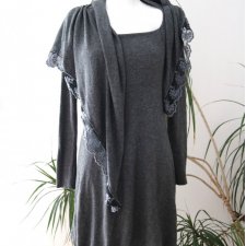 sukienka z chustą  roz 38