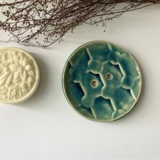 Ceramiczna mydelniczka "Turkus"