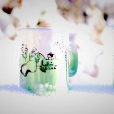Kubek ceramiczny, kubek na prezent, kubek ręcznie malowany, kubek z ceramiki, kubek ręcznie robiony