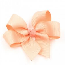 Spinka do włosów Big Bow Petal Peach