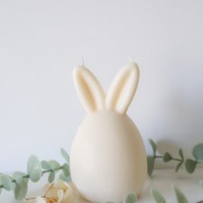 Świeczka świeca sojowa naturalna zajączek
