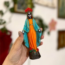 Matka Boska Meksykańska Santa Muerte Orange