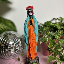 Matka Boska Meksykańska Santa Muerte Orange L