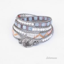 Bransoletka owijana Pastel Rose Gold