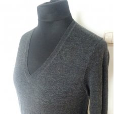 Sweter szary wełna merino Uniqlo rozm. M