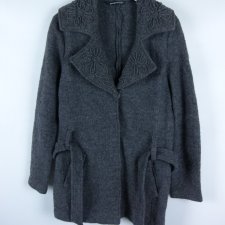 Avellini kurtka wool z paskiem / M