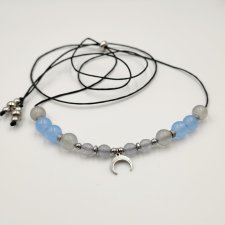 Naszyjnik choker "Czarodziejka z księżyca" niebieska