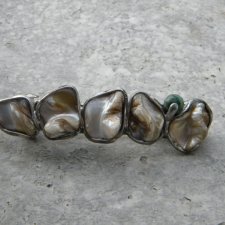 mother of pearl  - klamra do włosów