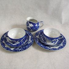 Japońska porcelana-Nippon Sakura Blue-2 zestawy.