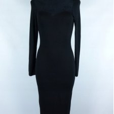 Asos sukienka midi cienka dzianinka z golfem 10 / 36